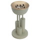 مبخرة استيل السيف غاليري، 11x11x21.5 سم - بيج ذهبي product image 1