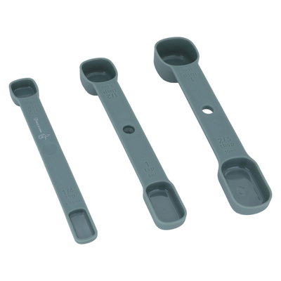 طقم ملاعق قياس بلاستيك السيف غاليري، 3 قطع - رمادي product image 2