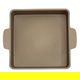 قالب كيك مجوف ألمنيوم روكي، 24×24×6.5 سم، مستطيل - ذهبي غامق product image 2