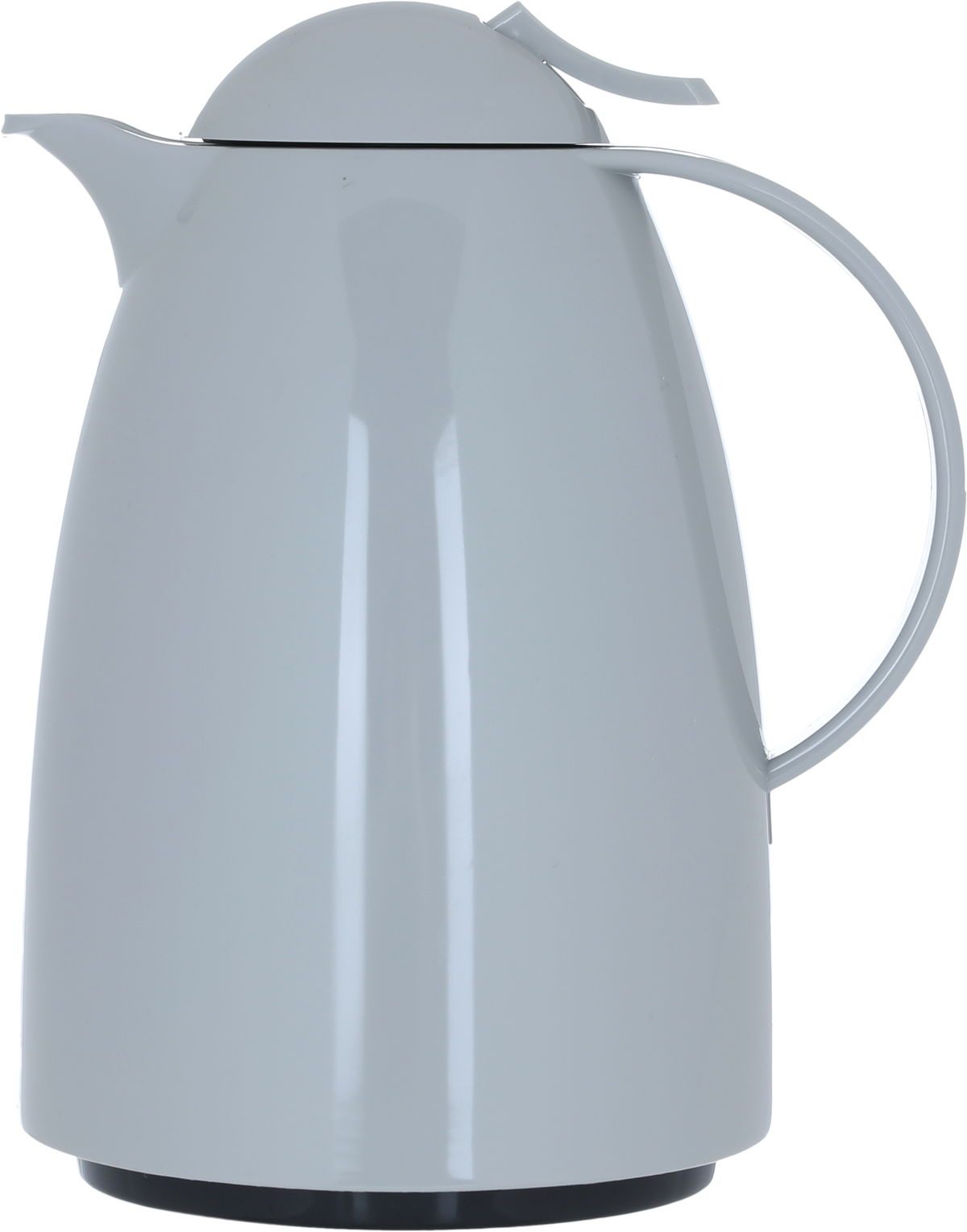 Deepa thermos, 1 liter, thermal glass inner container, plastic outer shell - light grey product image