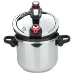 Volcano Steel Pressure Cooker, 10 Liter - Silver product image 2