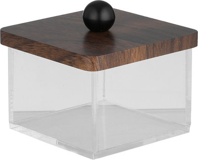 طقم مبخرة خشب اكريلك السيف غاليري، 3 قطع، 23x14x4 سم - بني شفاف product image 4