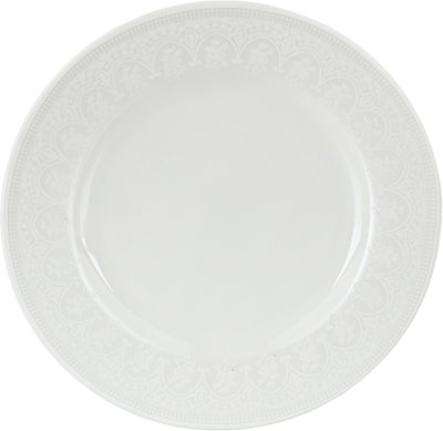 طقم سفرة بورسلان السيف غاليري، 44 قطعة، حواف مزخرفة - ابيض product image 11