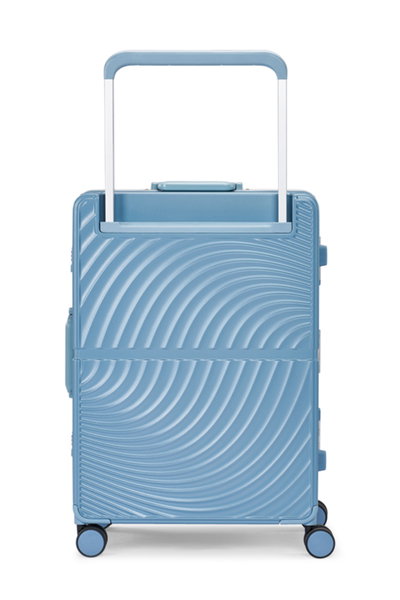 طقم شنط سفر بولي كربونات ليمرا، 2 مقاس، 4 عجلات، LMA-1917 - ازرق product image 5