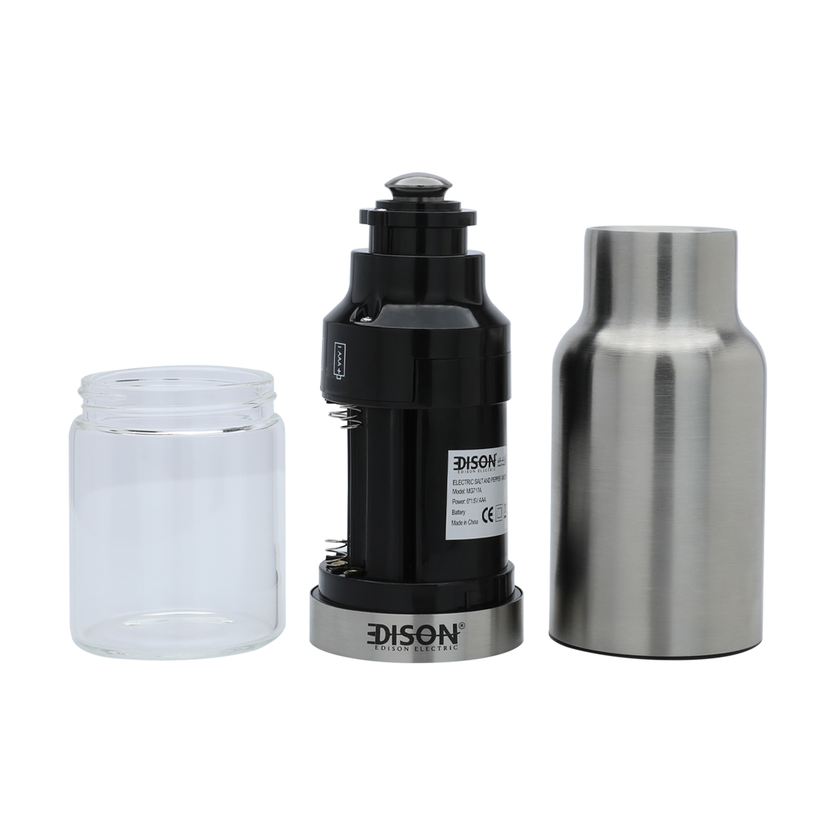Edison Mg717A Electric Spice Grinder Steel, 3.6 Watt, 0.06 Liter, Battery - Silver product image 3