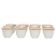 طقم فناجين قهوة عربي بورسلان السيف غاليري، 12 قطعة - أبيض product image 1