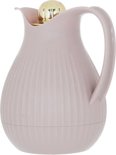 Everest Ramira Thermos, 1 liter, thermal glass inner shell, plastic outer shell - brown product image 3