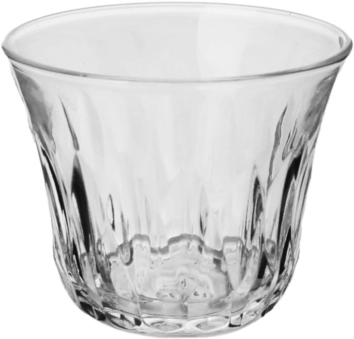 طقم تقديم بيالات فناجين مع الصحن كريستال السيف غاليري، 18 قطعة - شفاف product image 2