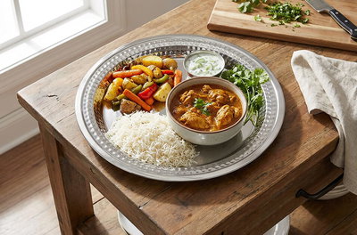 تبسي استيل الصحاح، 40 سم، منقوش - فضي product image 3