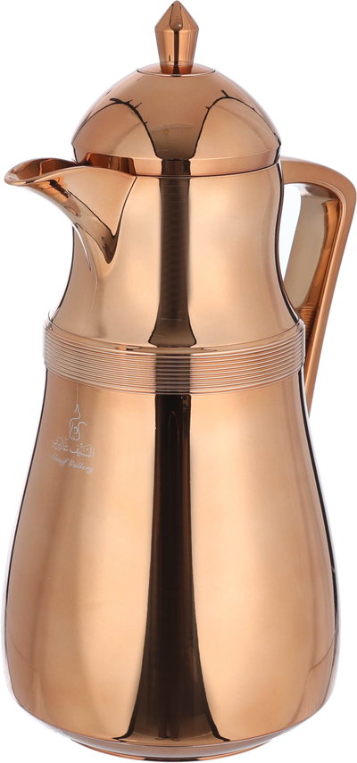 طقم ترامس نجد السيف غاليري، حافظة داخلية زجاج، قطعتين، 1/1 لتر - نحاسي product image 5