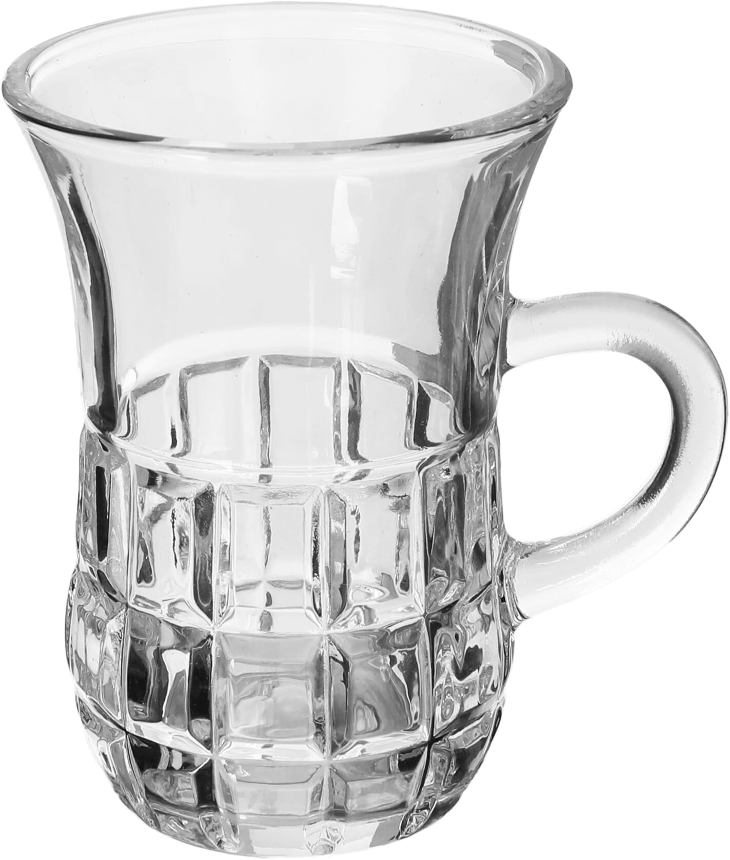 طقم بيالات شاي زجاج ماكس السيف غاليري، بيد، 6 قطعة - شفاف product image 2