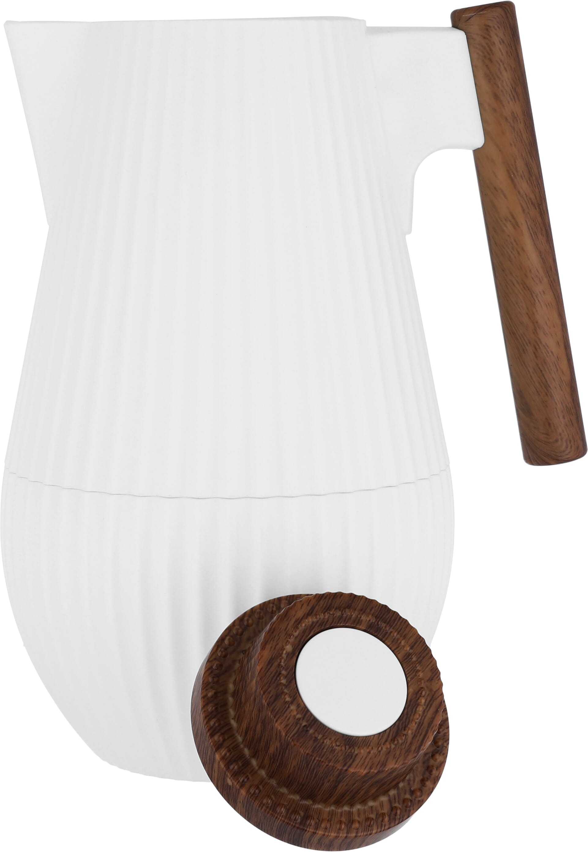 Al Saif Gallery Layar thermos, 1 liter, thermal glass inner container, plastic outer shell - white product image 3