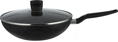 طقم قدور دارك ستون 2 جرانيت تيفال، غطاء زجاج، 11 قطعة - أسود شفاف product image 14