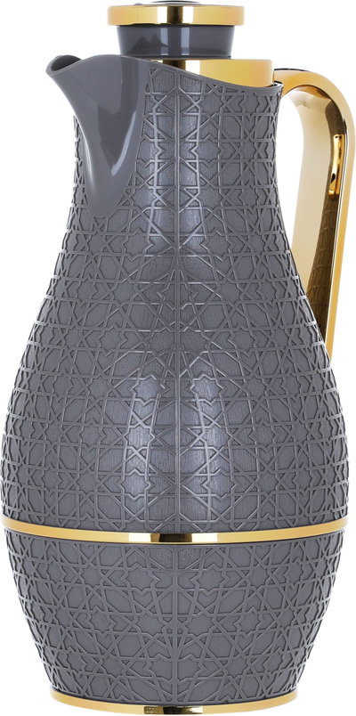 طقم ترامس حصة السيف غاليري، 1 / 1لتر، 2 حبة، حافظة داخلية زجاج حراري - رمادي غامق product image 5