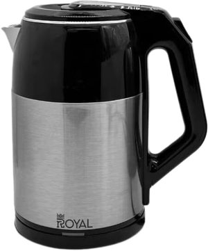 غلاية رويال، 1500 واط، 1.8 لتر، RA-EK1843 - فضي اسود product image