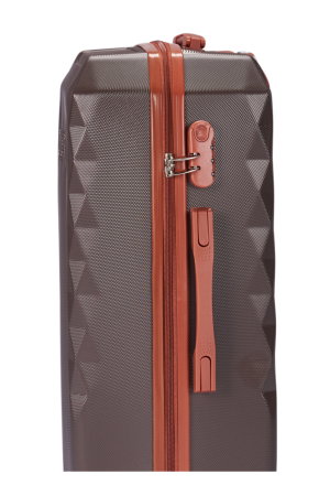 Limra ABS Airplane Cabin Bags, 20 Inch, 4 Wheels, 360 Degree Angle, LMA-1289 - Brown product image 2