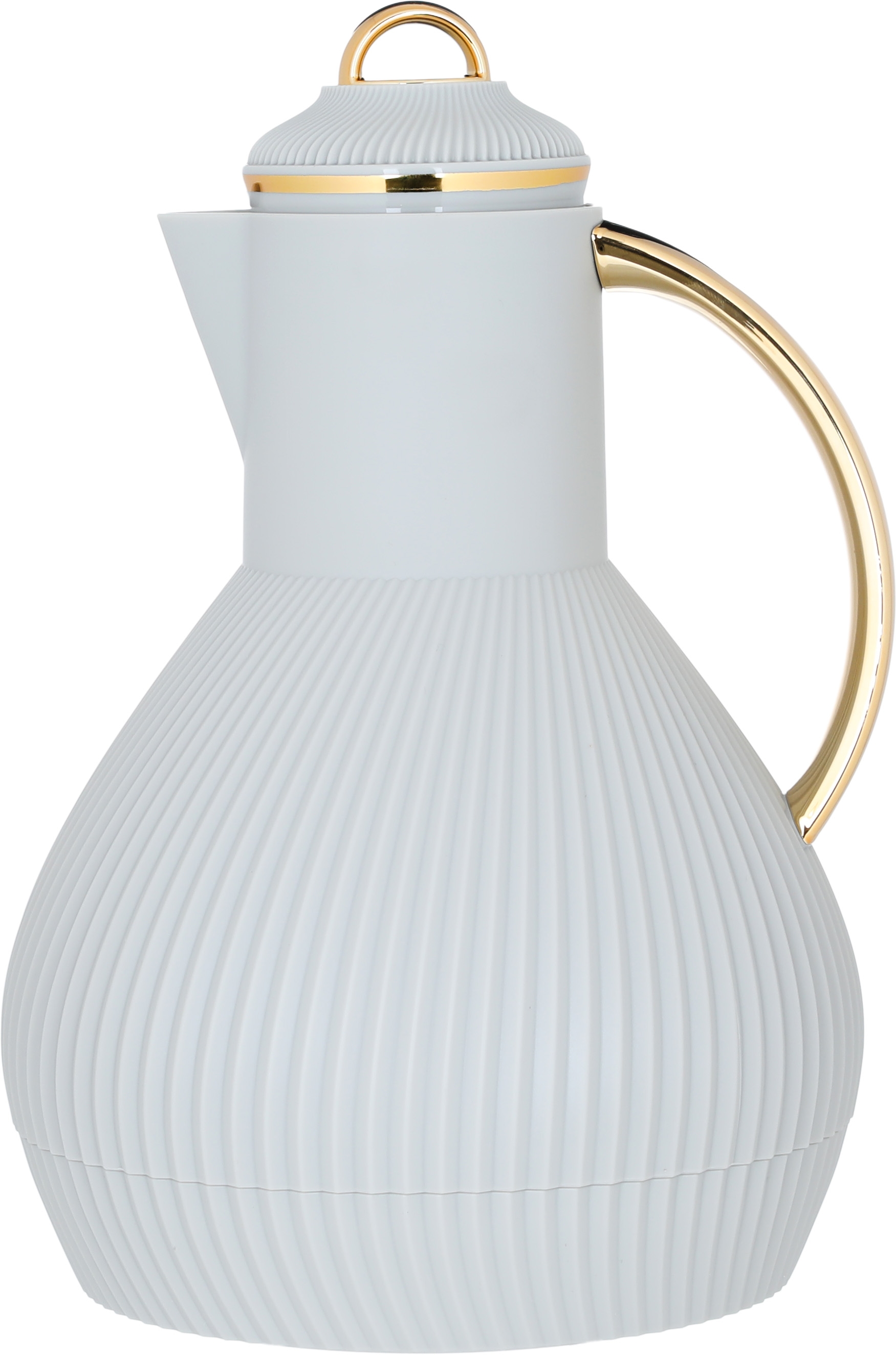 Al Saif Gallery Alia thermos, 1 liter, thermal glass inner shell, plastic outer shell - pearl product image