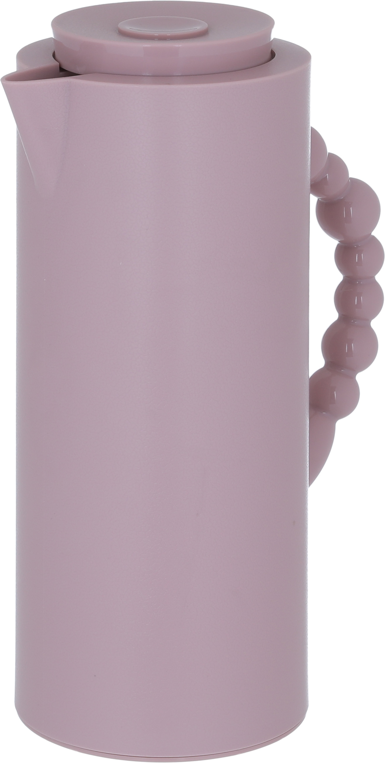 Al Saif Gallery Royal 7 glass thermos, 1 liter, glass inner container, plastic outer shell - pink product image 2