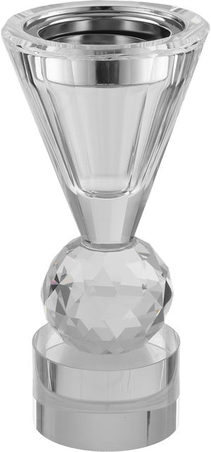 Al Saif Gallery Glass Incense Burner, 9x9x19 cm - Clear product image