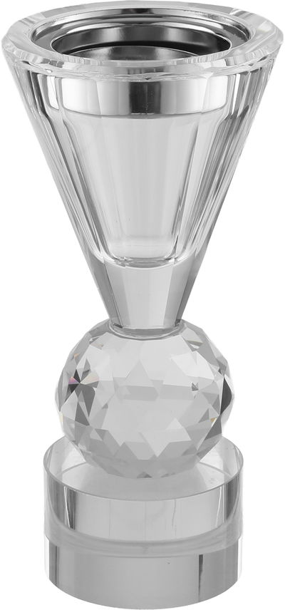 Al Saif Gallery Glass Incense Burner, 9x9x19 cm - Clear product image 1