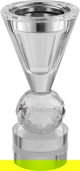 Al Saif Gallery Glass Incense Burner, 9x9x19 cm - Clear product image 1