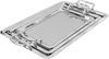 Al Saif Gallery 3-Piece Stainless Steel Toothbrush Set with Engraved Edges, Rectangle - Silver product image 1