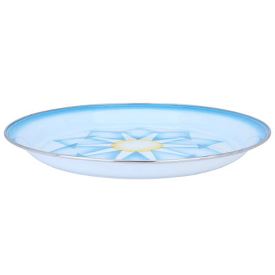 تبسي غضار السيف غاليري، 50 سم، دائري - أزرق product image 2