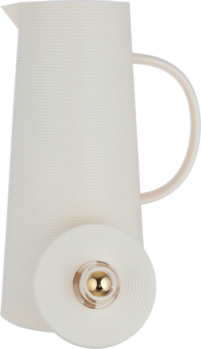 Al Saif Gallery Royal 8 thermos, 1 liter, thermal glass inner container, plastic outer shell - light beige product image 5