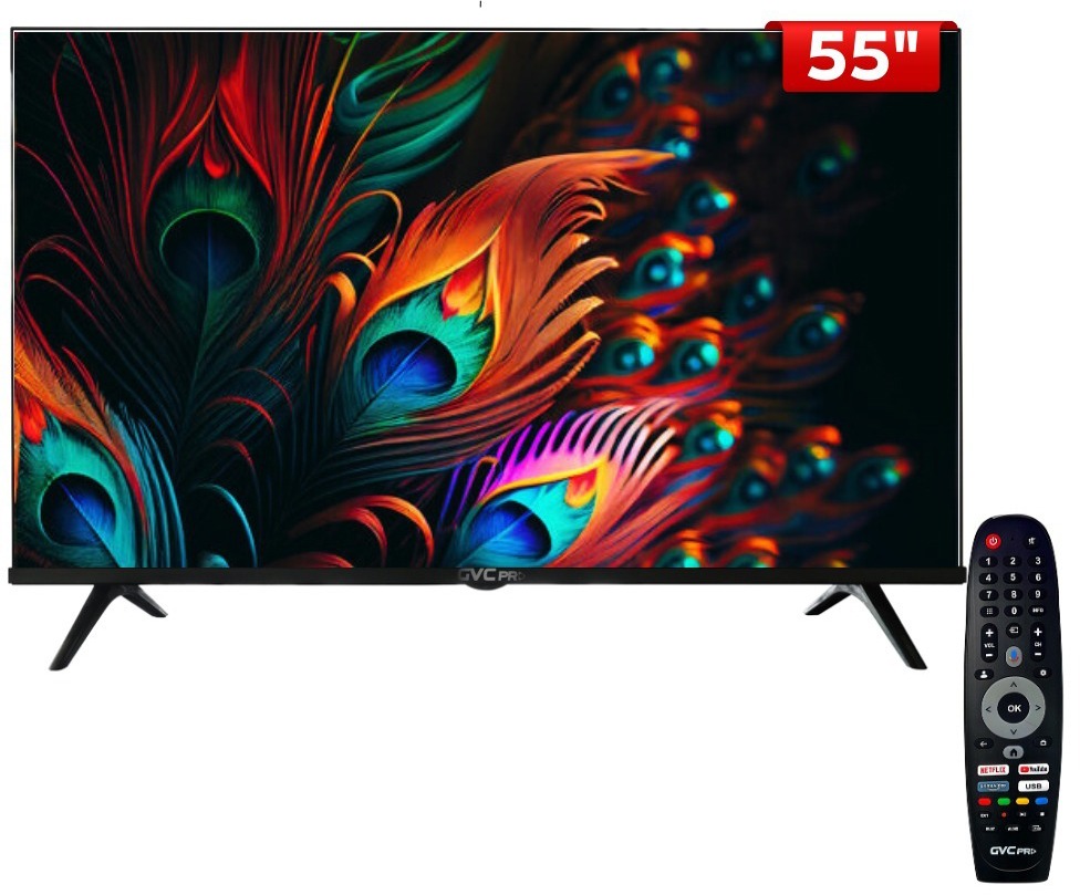GVC Pro GVC-55GOG900 Smart TV, 55 Inch, QLED, 4K, UHD, Magic Mouse Remote, Google TV - Black product image 2