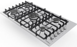 Master Gas MGBL2211 Tabletop Hob, 90cm, 5 Burners - Silver product image 2
