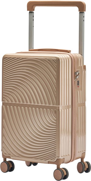 شنط كابينة طائرة بولي كربون ليمرا، 20 بوصة، 4 عجلات، زاويه 360 درجة، OT-9010 - ذهبي product image