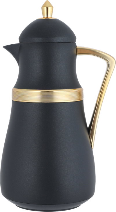 طقم ترامس نجد السيف غاليري، 1/1 لتر، حافظة داخلية زجاج حراري - اسود ذهبي product image 7