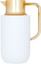 Laura Everest Thermos, 1.6L, Inner Glass Carrier, Pressure Cooker, Gold Handle - White product image 1