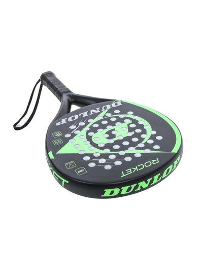 مضرب البادل روكيت دانلوب، 38 ملم - اسود اخضر product image 3