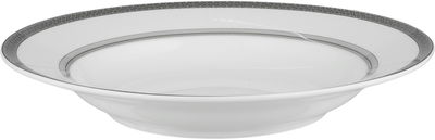 طقم تقديم سفرة بورسلان السيف غاليري، 86 قطعة - أبيض فضي product image 12