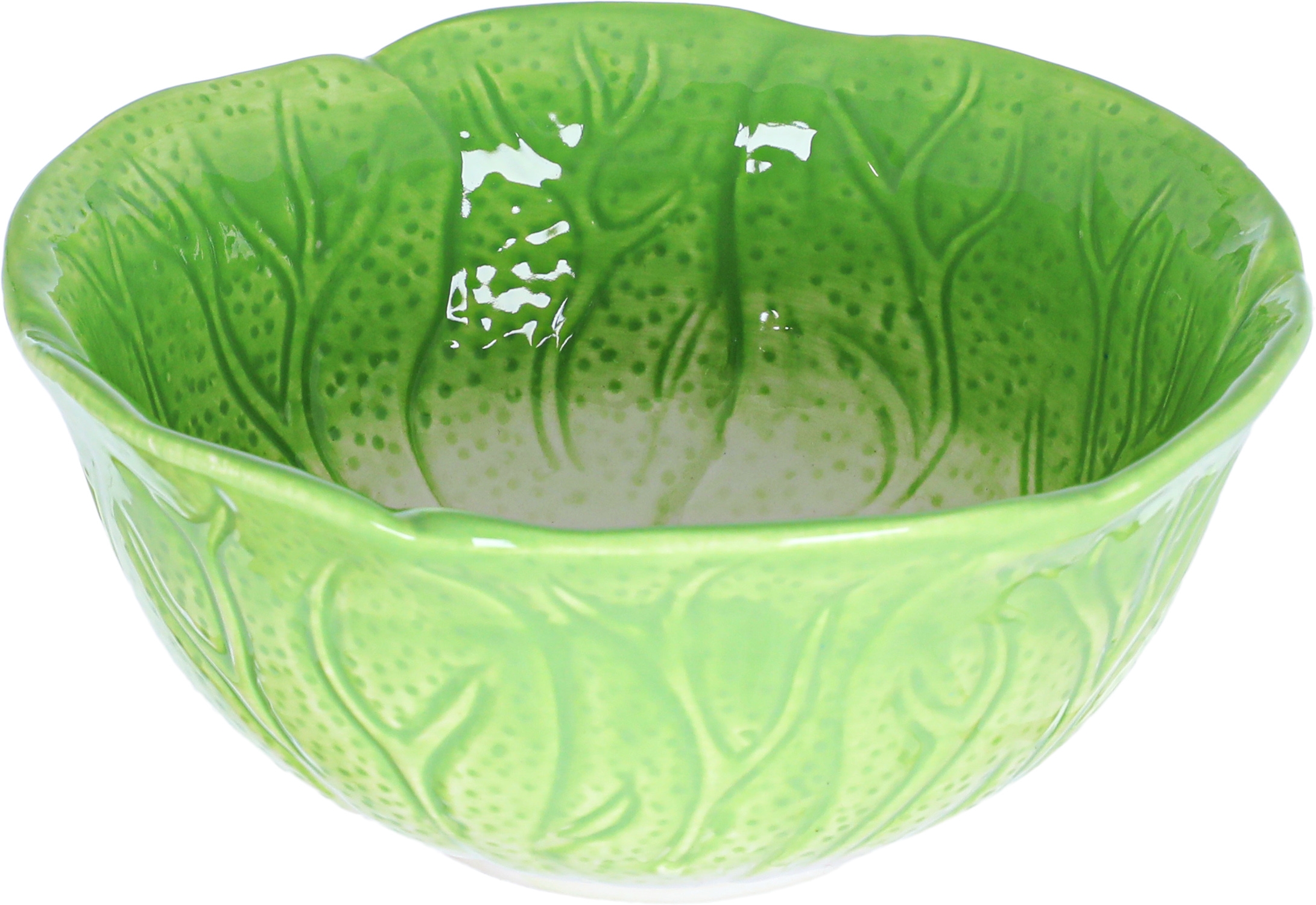 زبدية مع ملعقة بورسلان السيف غاليري، 2 قطع - أخضر product image 2