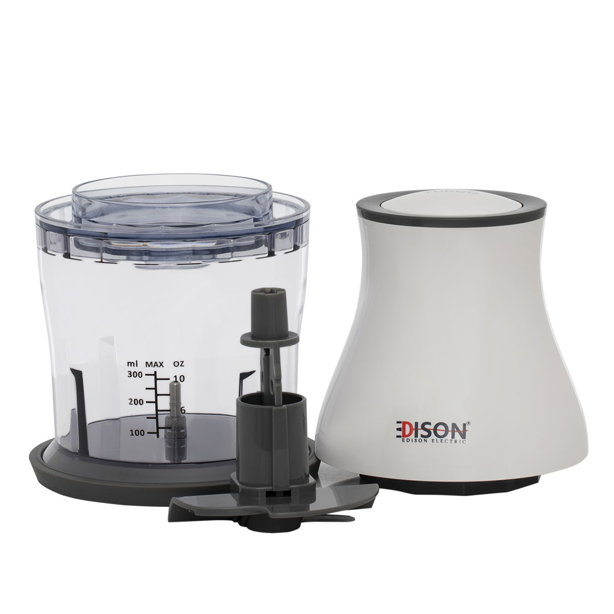 Edison Vegetable Chopper, 0.6L, 300W, Electric - White product image 2