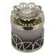 Al Saif Gallery glass box, 9 x 9 x 12 cm, cylindrical, lid - gray product image 3