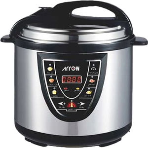 Arrow  RO-10SEC Pressure Cooker, 1600W, 10L - Silver Black product image