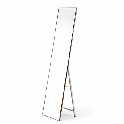 مراية ستاند زجاج، 160×40 سم، ستاند معدن - بني product image 2