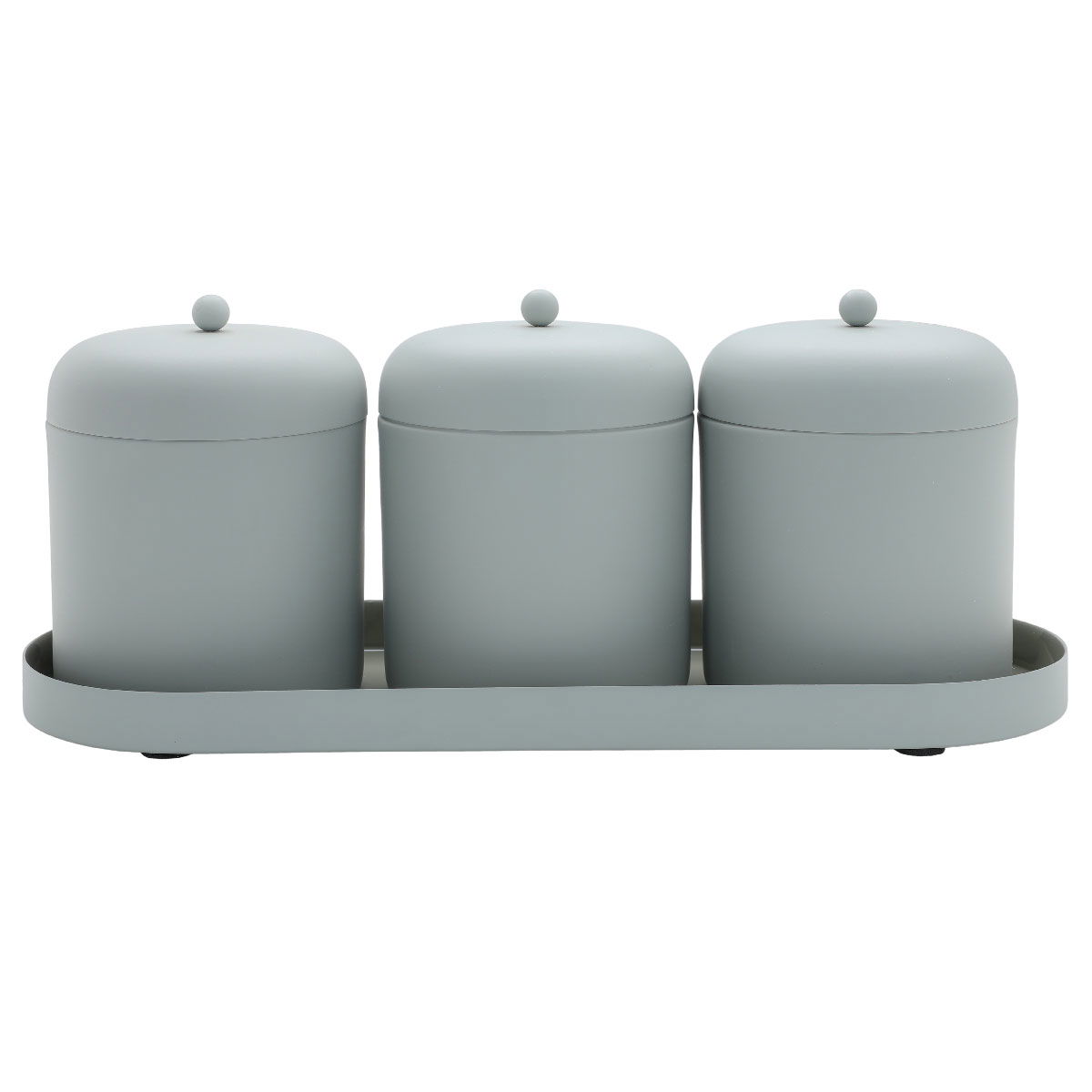طقم علب مع طوفرية استيل السيف غاليري، 4 قطع - رمادي product image