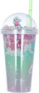 كوب عصير بلاستيك سيف سو، بمصاص، 450 مل - ملون product image 1