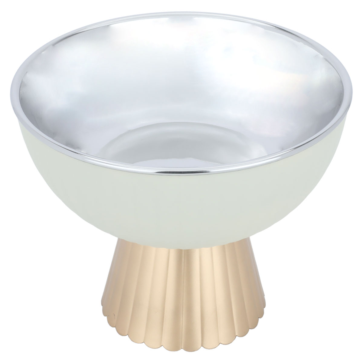 Al Saif Gallery Steel Dessert Serving Stand, 24 X 24 X 19 Cm - Beige Gold product image