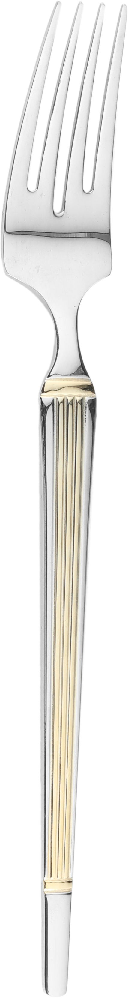 Al Saif Gallery steel cutlery set, 24 pieces - golden silver product image 7