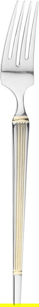Al Saif Gallery steel cutlery set, 24 pieces - golden silver product image 7