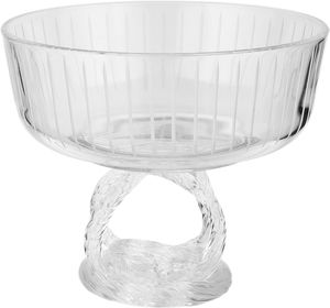 وعاء تقديم زجاج السيف غاليري، 14.5x14.5x14 سم، قاعدة، دائري - شفاف product image