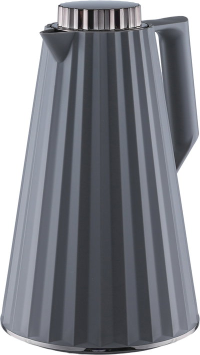 Elegance Figo Thermos, 1 liter, glass inner container, nickel lid - dark gray product image 4