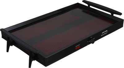Home Master HM-170 Electric Tray and Grill, 56x36x5 cm, 600W, 3 Heat Levels, Control Switch - Black product image 2