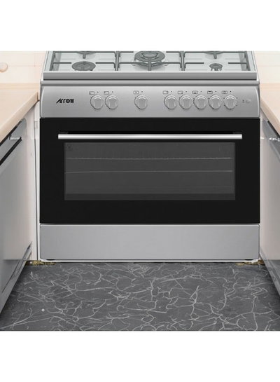 فرن غاز ارو، 5 شعلة، 90×60 سم، RO-9060GSKS - فضي product image 8