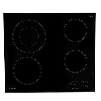 موقد بلت ان كهربائي سيراميك اريستون، 60 سم، 7200 واط، 4 شعلات - اسود product image 1